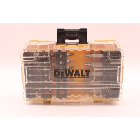 DEWALT Screwdriver Bit Set Storage ToughCase Missing 2 pieces Phillips Slotted - Picture 2 of 12